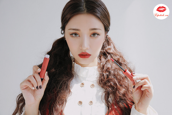 Review son 3CE Velvet Lip Tint Daffodil
